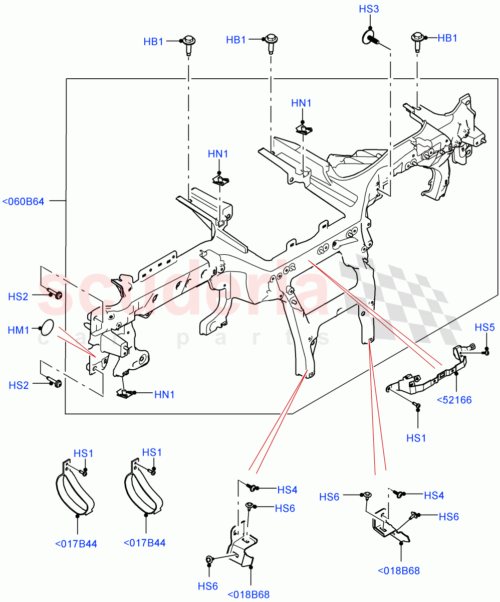 Instrument Panel (Internal Components) of Land Rover Land Rover Range Rover (2022+) [4.4 V8 Turbo Petrol NC10]