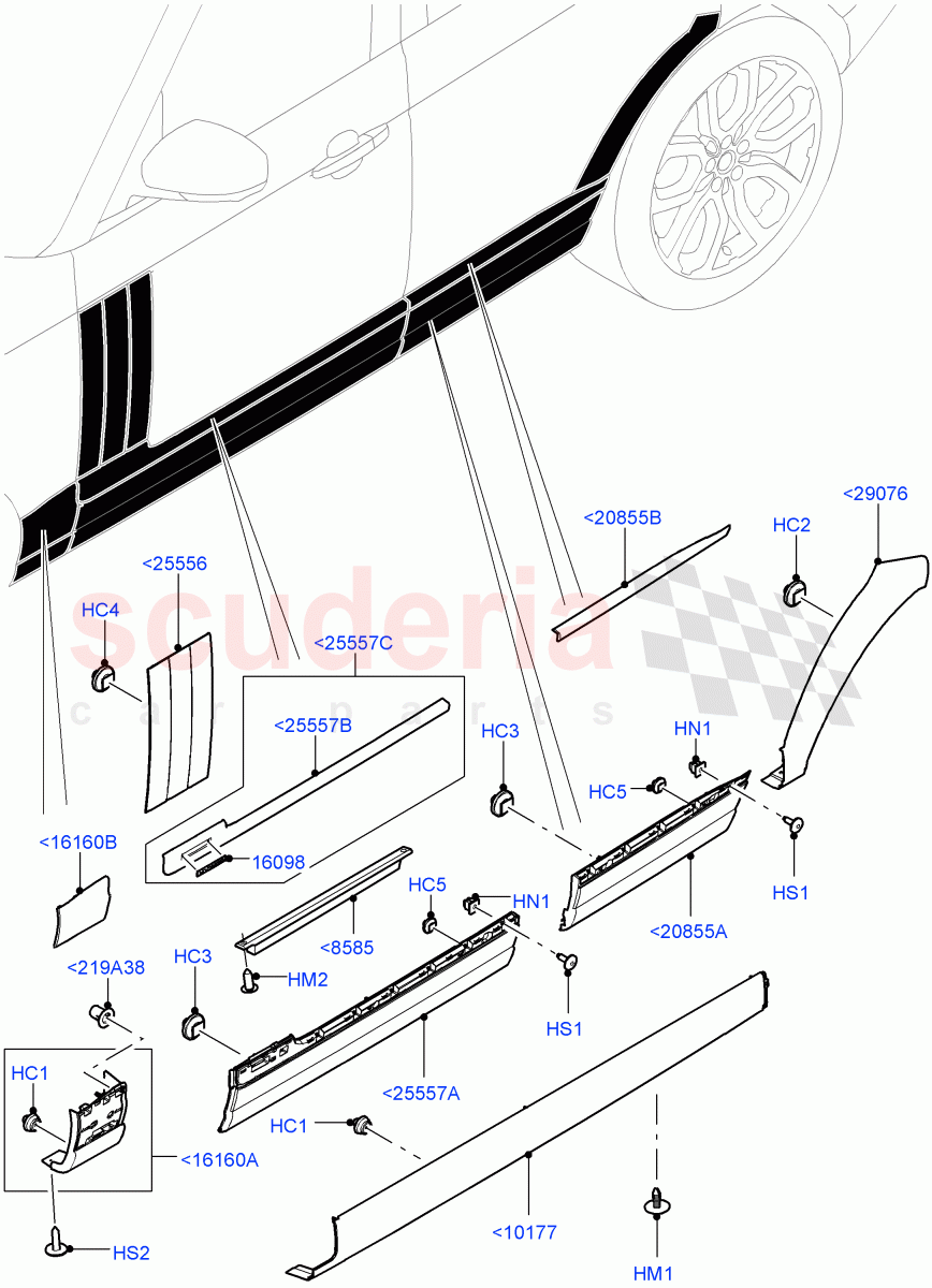 Body Mouldings of Land Rover Land Rover Range Rover (2012-2021) [3.0 Diesel 24V DOHC TC]