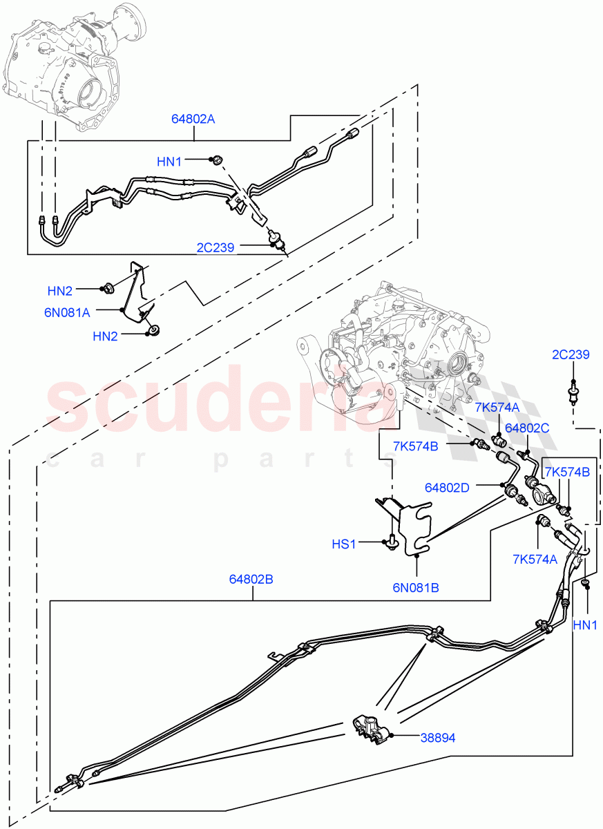 Active Driveline(Itatiaia (Brazil),Dynamic Driveline)((V)FROMGT000001) of Land Rover Land Rover Range Rover Evoque (2012-2018) [2.0 Turbo Petrol GTDI]