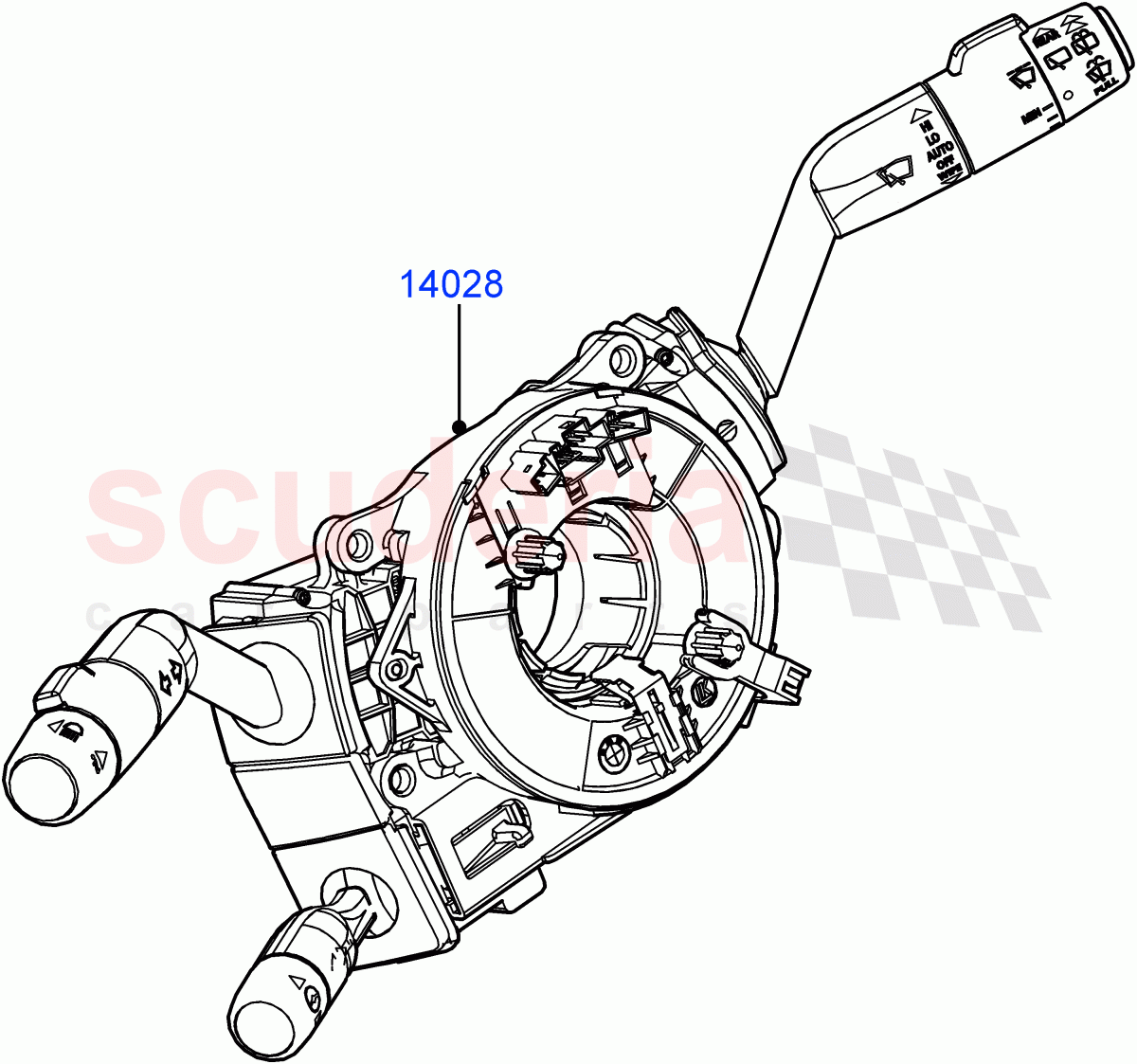 Switches(Steering Column)((V)FROMAA000001) of Land Rover Land Rover Range Rover (2010-2012) [5.0 OHC SGDI SC V8 Petrol]