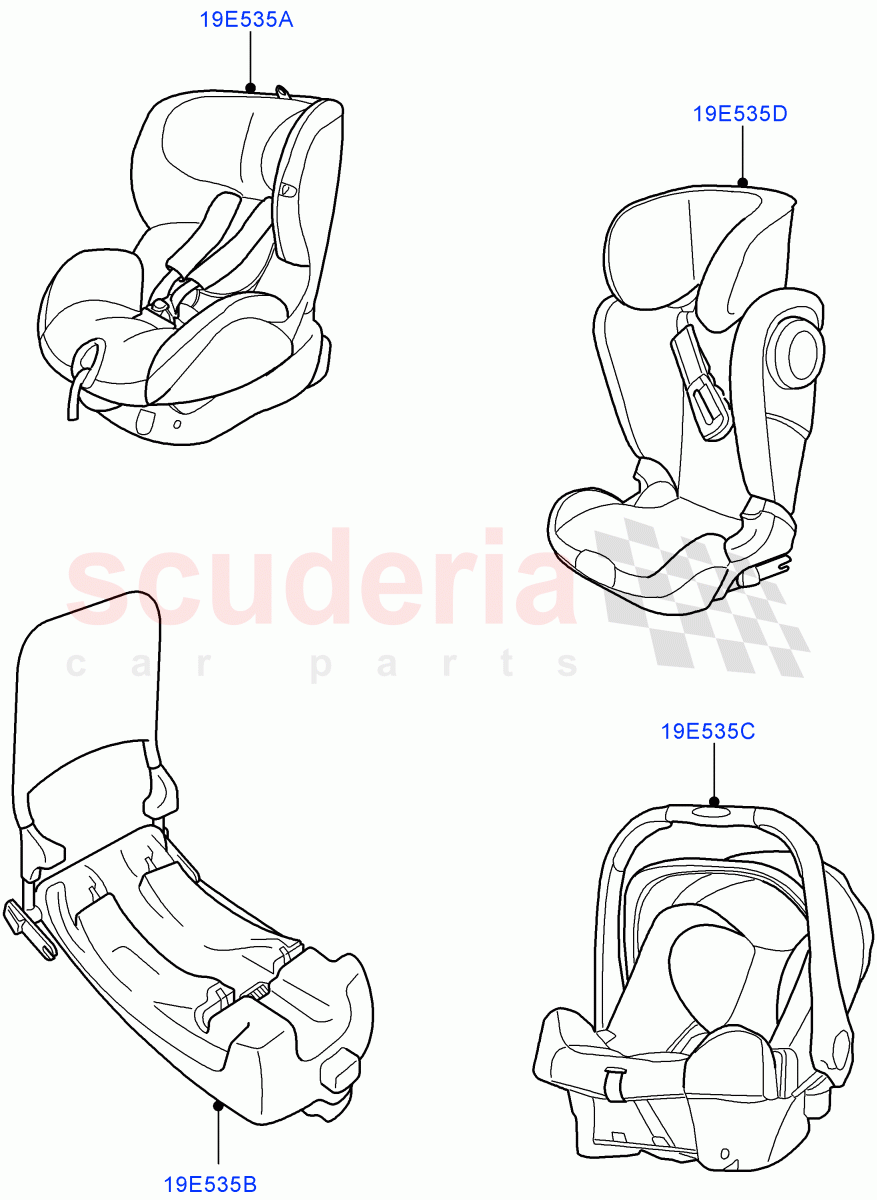 Child Seating of Land Rover Land Rover Range Rover (2022+) [4.4 V8 Turbo Petrol NC10]