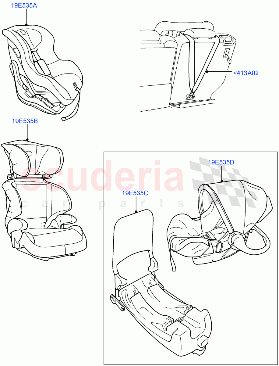 Child Seat(Accessory) of Land Rover Land Rover Range Rover Sport (2005-2009) [3.6 V8 32V DOHC EFI Diesel]