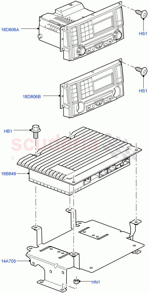 Audio Equipment - Original Fit((V)TO9A999999) of Land Rover Land Rover Range Rover Sport (2005-2009) [4.2 Petrol V8 Supercharged]