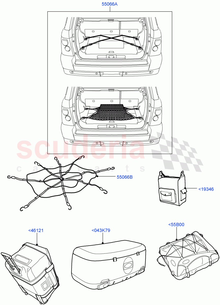 Accessory Stowage Kits(Accessory) of Land Rover Land Rover Range Rover Sport (2005-2009) [2.7 Diesel V6]