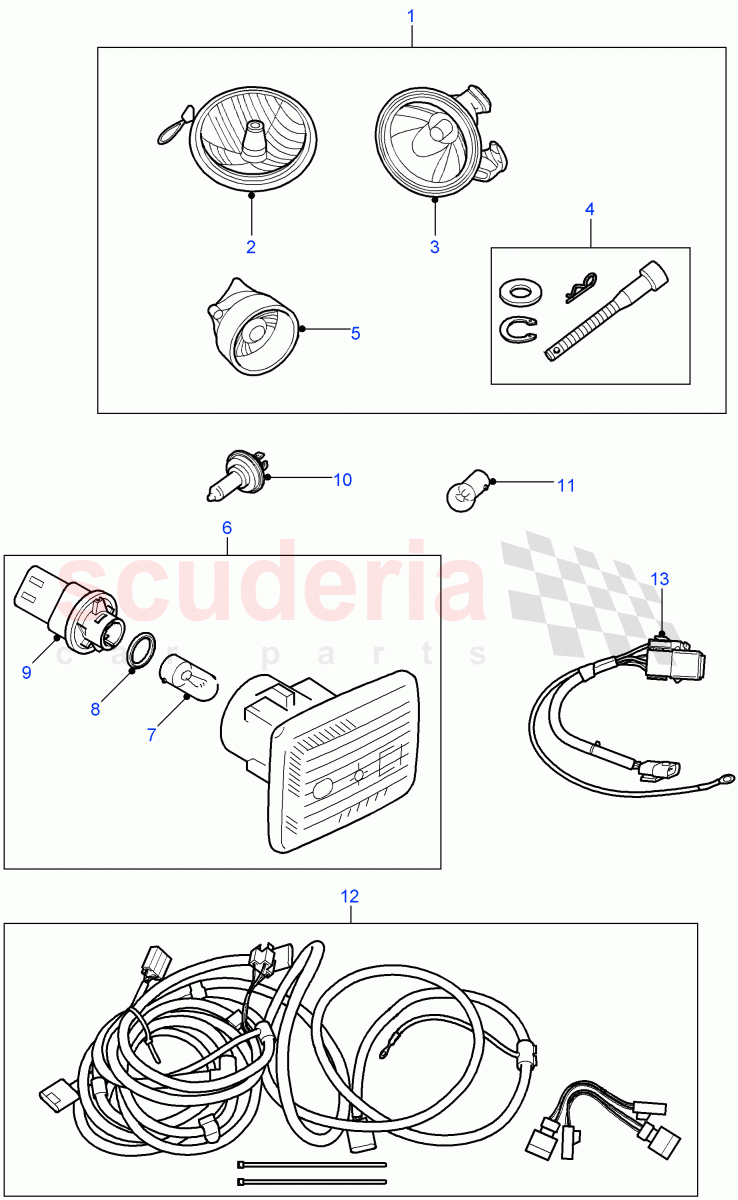 Lamps - Front - Side And Indicator of Land Rover Land Rover Defender (2007-2016)