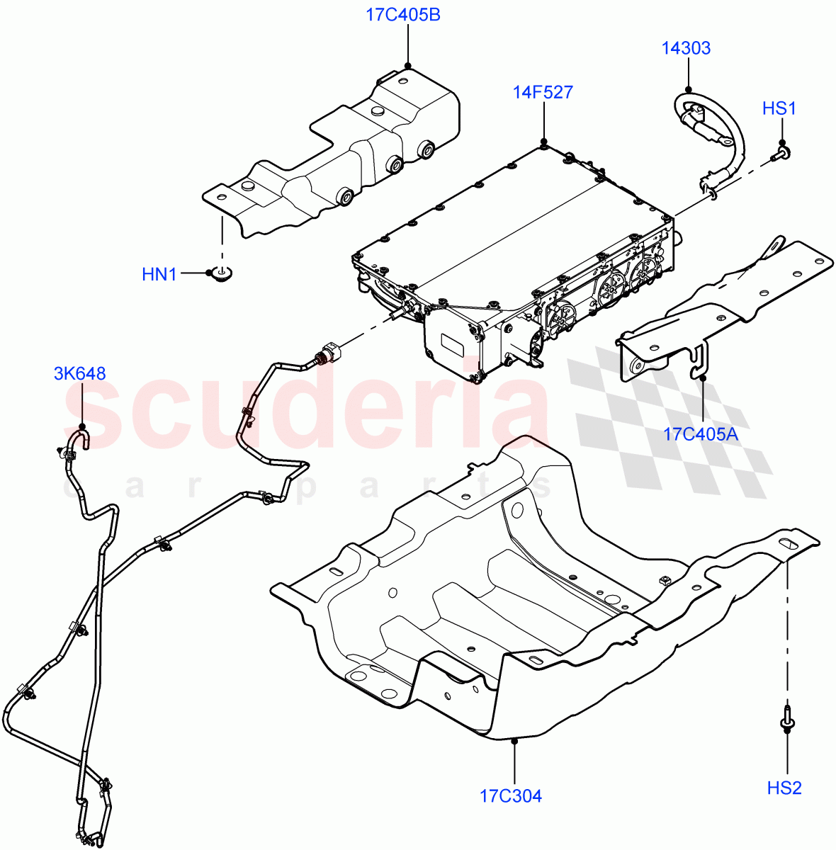 Hybrid Electrical Modules(Inverter)(Electric Engine Battery-PHEV)((V)FROMM2000001) of Land Rover Land Rover Defender (2020+) [5.0 OHC SGDI SC V8 Petrol]