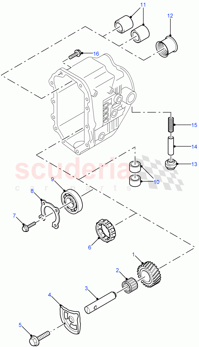 Manual Transmission External Cmpnts((V)FROM7A000001) of Land Rover Land Rover Defender (2007-2016)