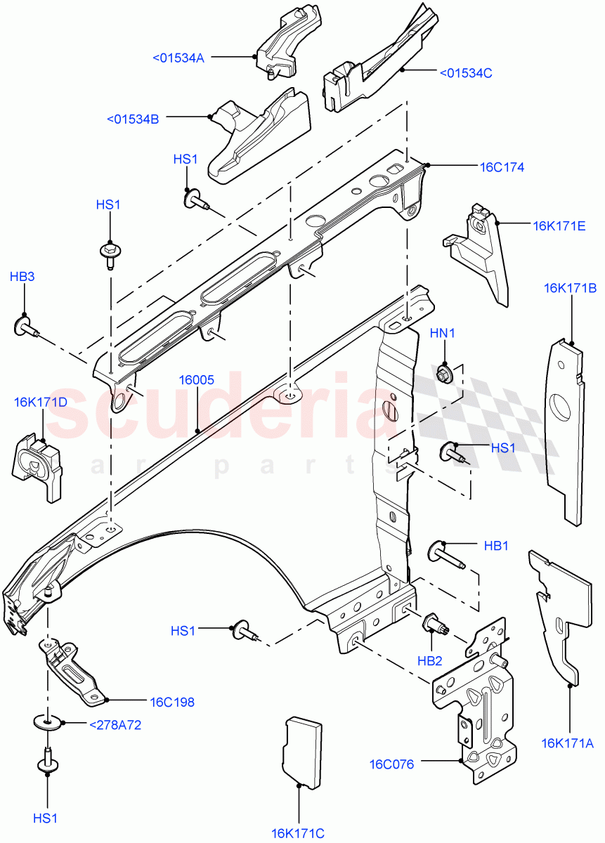 Dash Panel And Front Fenders of Land Rover Land Rover Range Rover (2012-2021) [3.0 I6 Turbo Diesel AJ20D6]