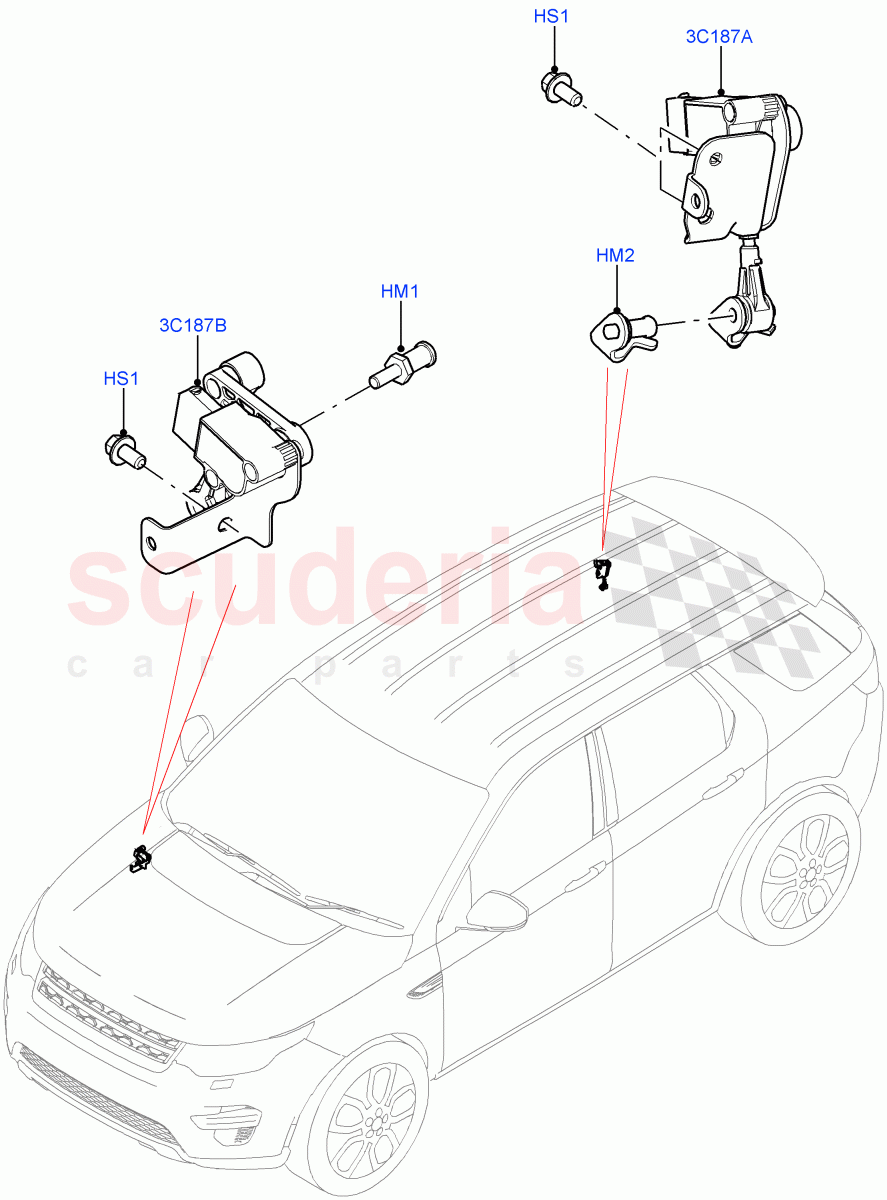 Automatic Headlamp Levelling System(Itatiaia (Brazil))((V)FROMGT000001) of Land Rover Land Rover Discovery Sport (2015+) [2.0 Turbo Diesel AJ21D4]