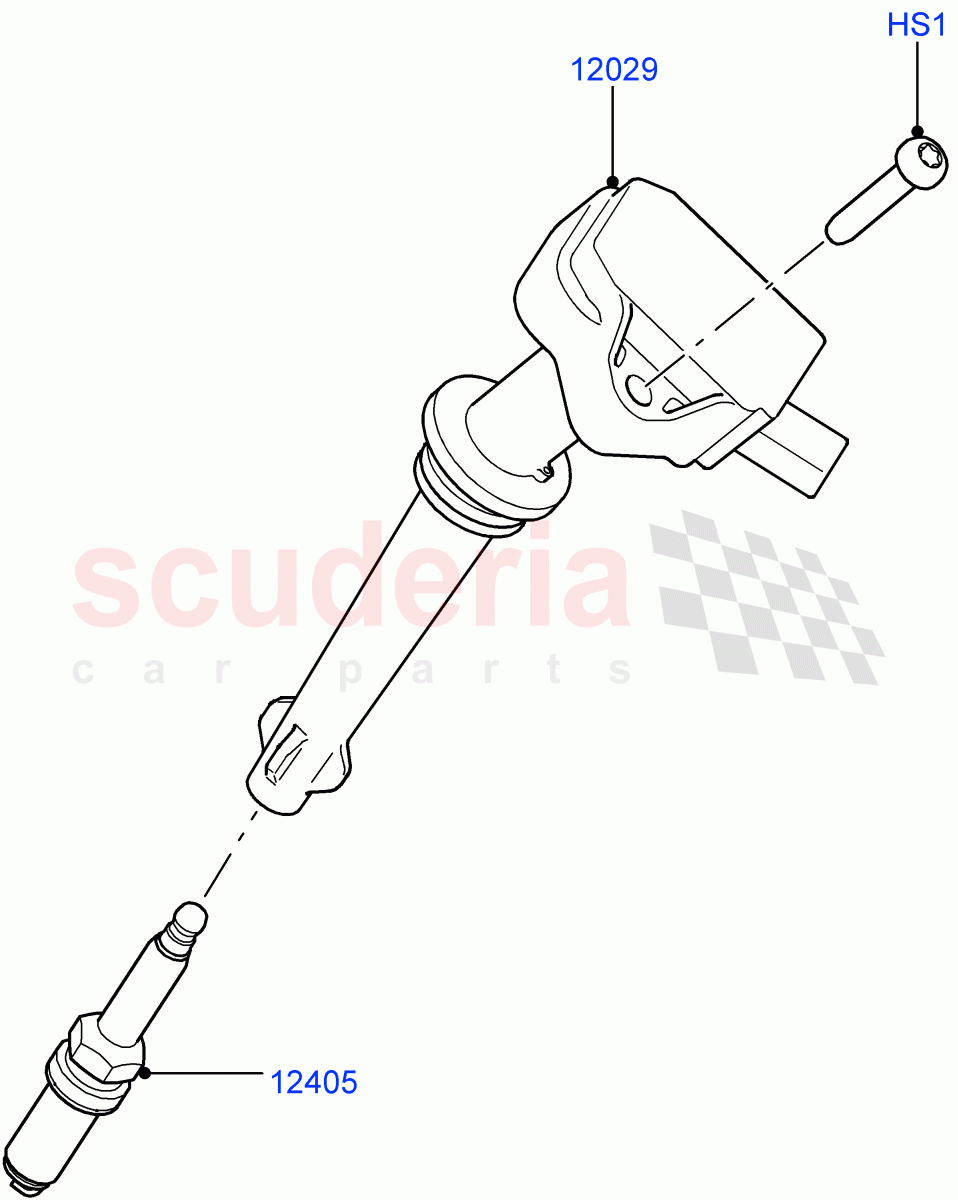 Ignition Coil And Wires/Spark Plugs (5.0L OHC SGDI NA V8 Petrol - AJ133) ((V) FROMAA000001) of Land Rover Land Rover Discovery 4 (2010-2016) [5.0 OHC SGDI NA V8 Petrol]