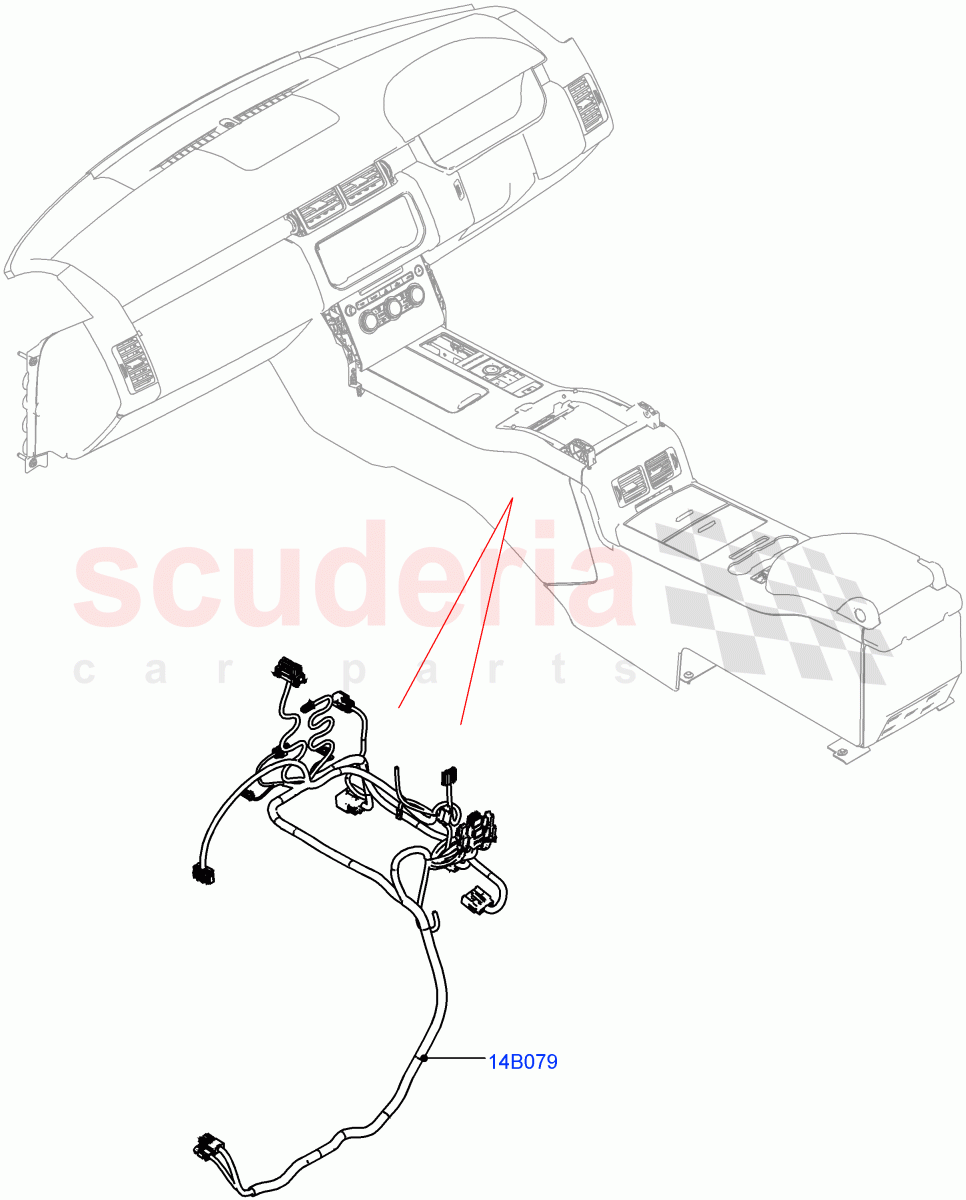 Electrical Wiring - Engine And Dash(Console)((V)FROMJA000001) of Land Rover Land Rover Range Rover (2012-2021) [3.0 Diesel 24V DOHC TC]