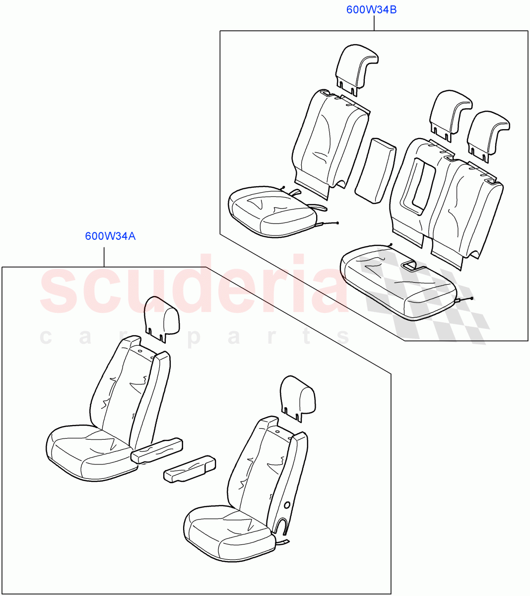 Accessory Seat Covers(Accessory) of Land Rover Land Rover Range Rover (2012-2021) [2.0 Turbo Petrol GTDI]