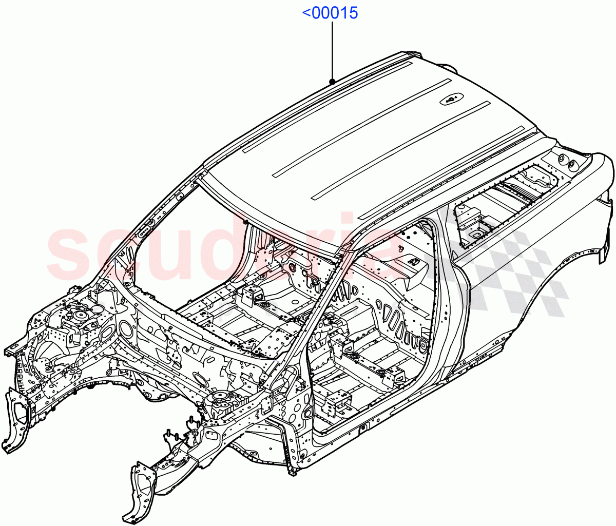 Bodyshell(3 Door,Halewood (UK)) of Land Rover Land Rover Range Rover Evoque (2012-2018) [2.0 Turbo Diesel]