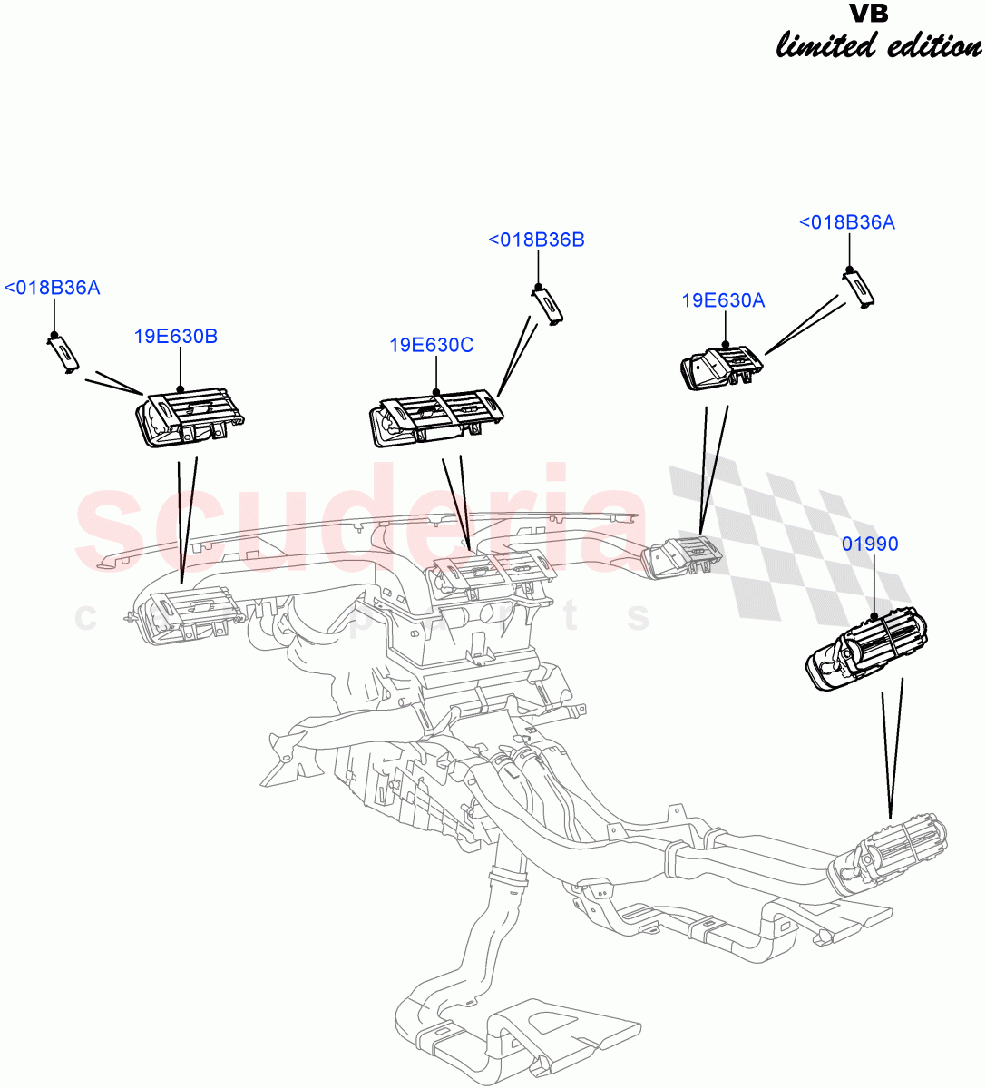Air Vents, Louvres And Ducts (External Components) (Victoria Beckham Limited Edition, Halewood (UK)) of Land Rover Land Rover Range Rover Evoque (2012-2018) [2.0 Turbo Diesel]