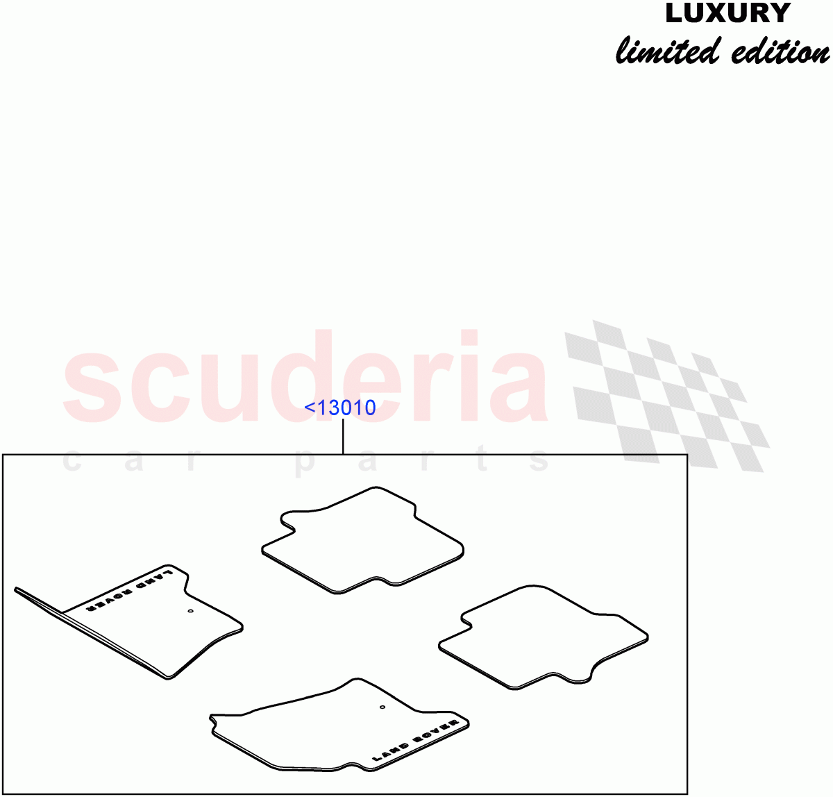 Floor Trim((V)FROMCA000001) of Land Rover Land Rover Discovery 4 (2010-2016) [3.0 DOHC GDI SC V6 Petrol]