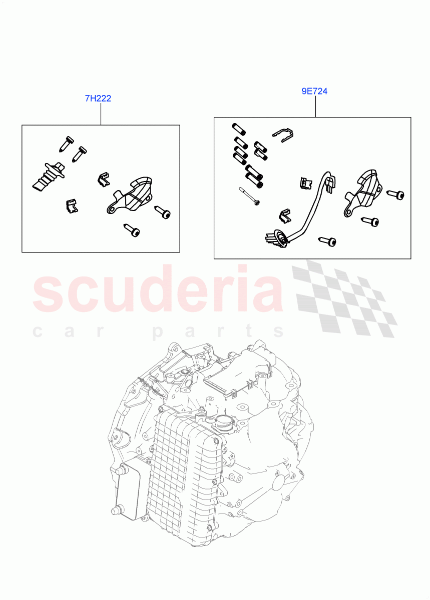 Valve Body - Main Control & Servo's(9 Speed Auto Trans 9HP50,Itatiaia (Brazil)) of Land Rover Land Rover Range Rover Evoque (2019+) [2.0 Turbo Petrol AJ200P]