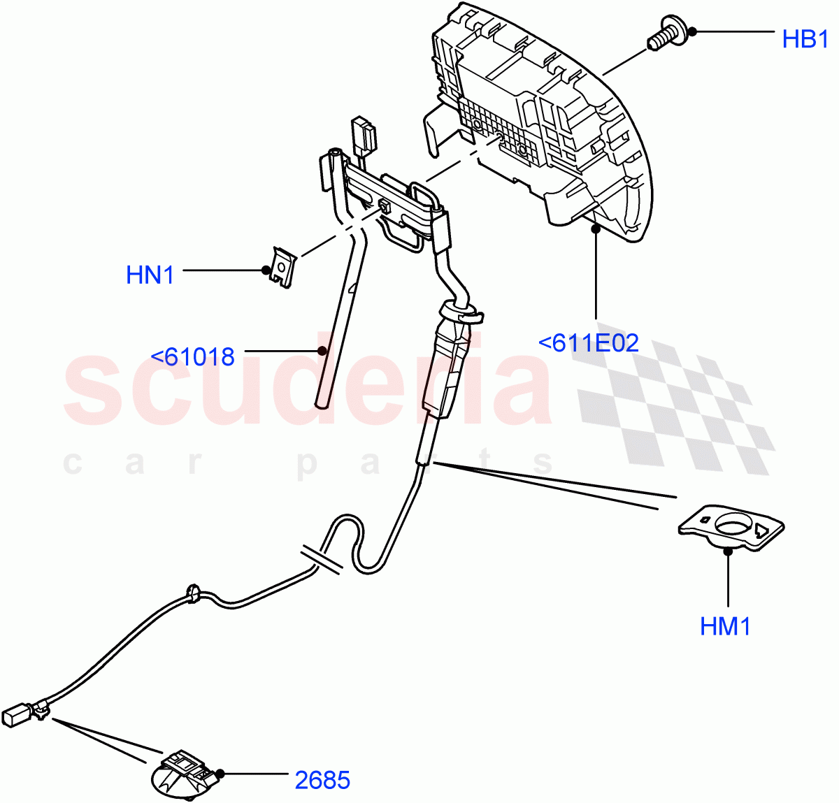 Front Seat Back(With Provision For DVD Screen)((V)FROMAA000001) of Land Rover Land Rover Range Rover Sport (2010-2013) [5.0 OHC SGDI NA V8 Petrol]