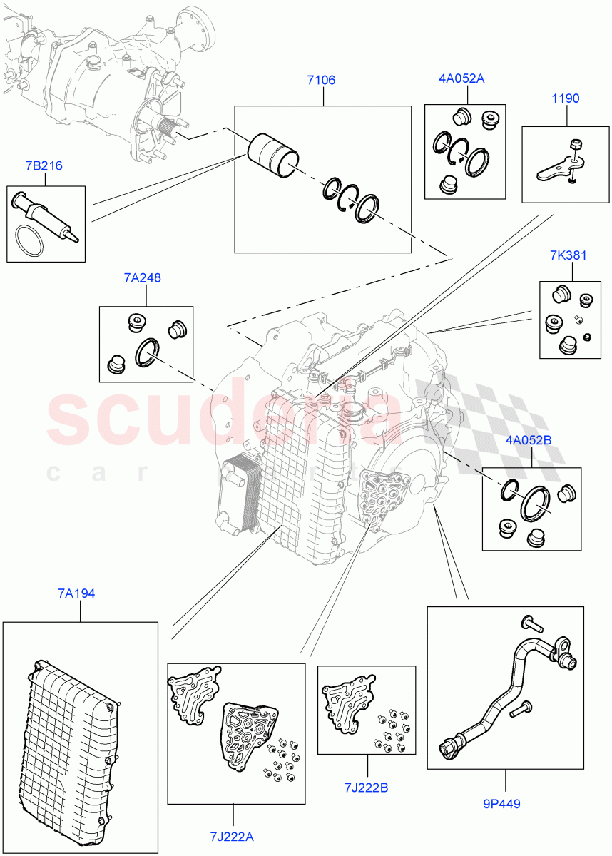 Transmission External Components(9 Speed Auto AWD,Changsu (China))((V)FROMEG000001) of Land Rover Land Rover Discovery Sport (2015+) [2.0 Turbo Diesel]