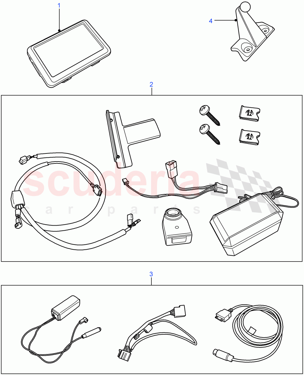 Navigation System((V)FROM7A000001) of Land Rover Land Rover Defender (2007-2016)