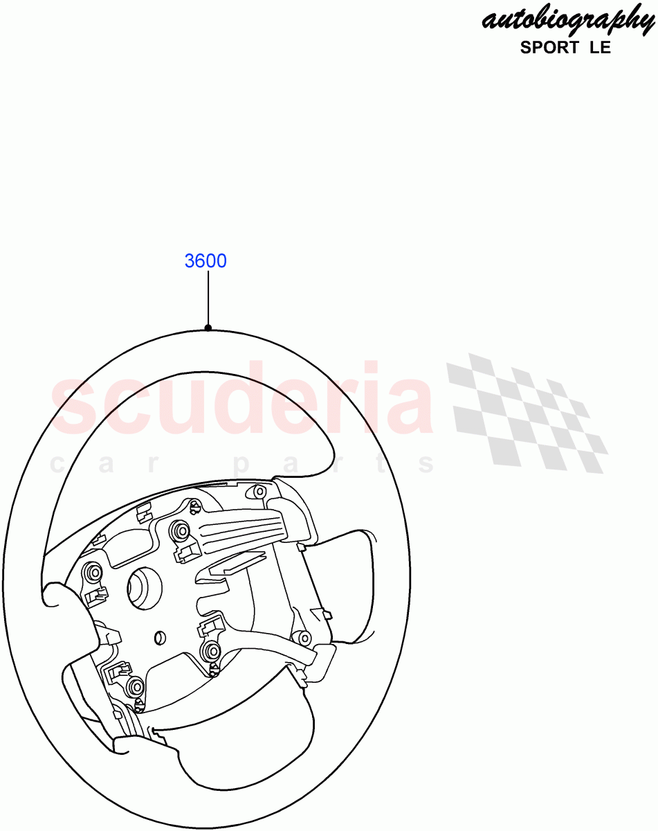 Steering Wheel(Autobiography Sport LE)((V)FROMCA000001) of Land Rover Land Rover Range Rover Sport (2010-2013) [3.6 V8 32V DOHC EFI Diesel]