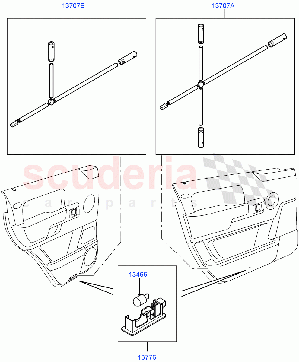 Interior Lamps(Door - Front/Rear)((V)FROMAA000001) of Land Rover Land Rover Range Rover (2010-2012) [5.0 OHC SGDI NA V8 Petrol]