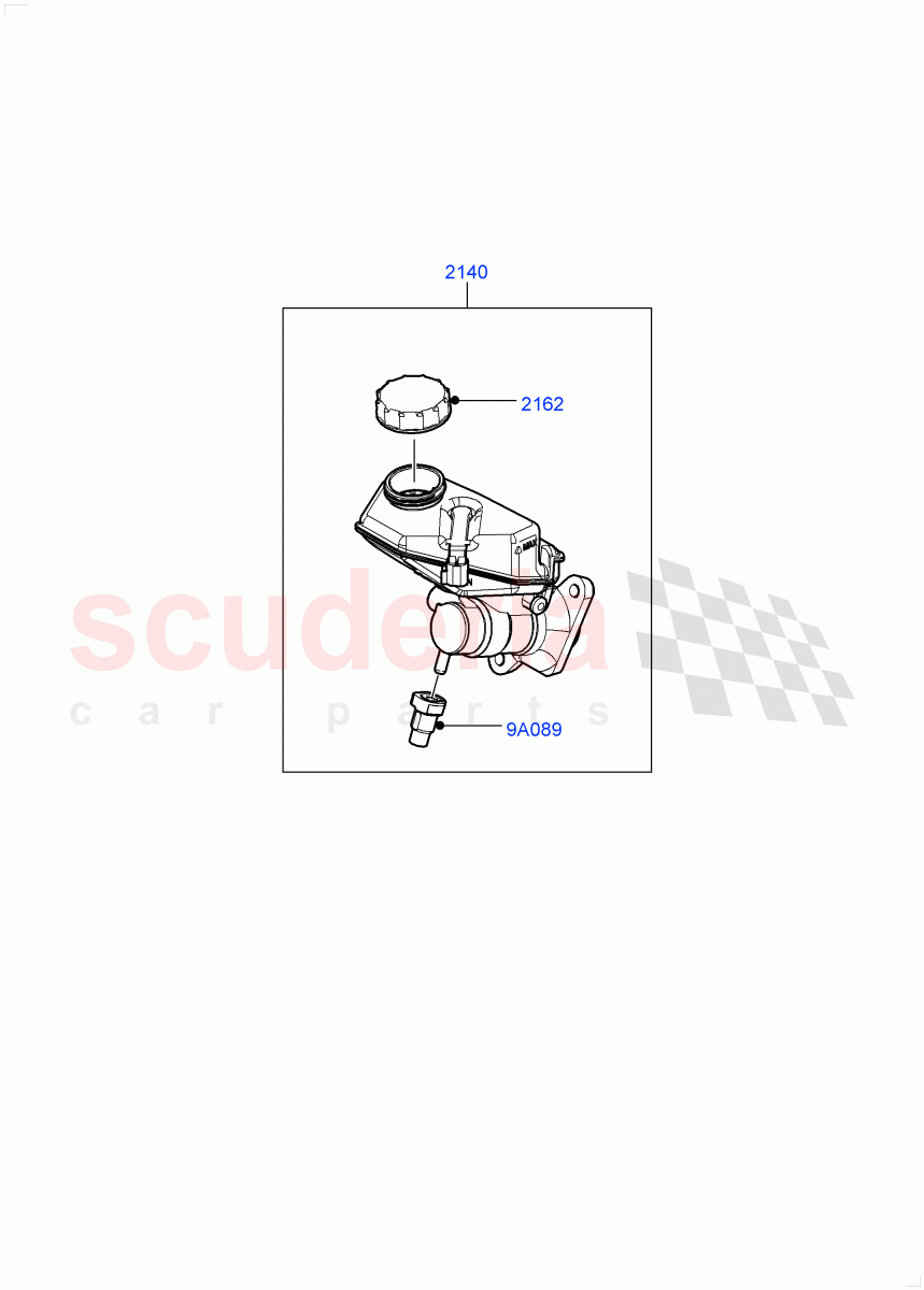 Master Cylinder - Brake System (Changsu (China)) ((V) FROMEG000001, (V) TOGG134738) of Land Rover Land Rover Range Rover Evoque (2012-2018) [2.0 Turbo Petrol GTDI]