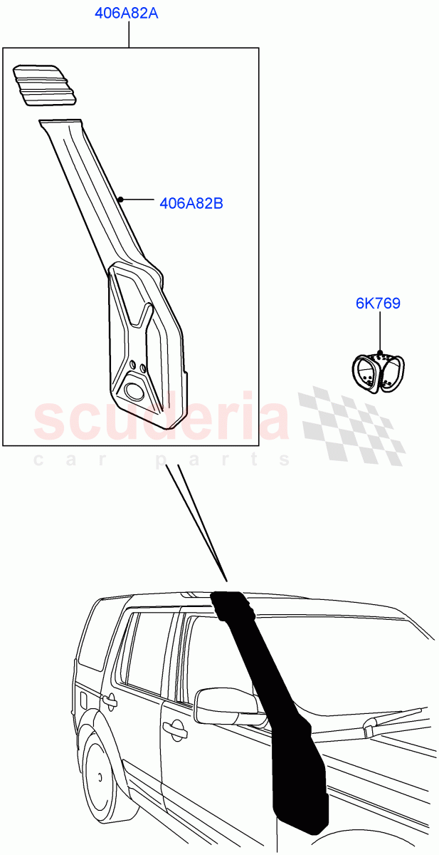 Emergency And Safety Equipment(Accessory, Raised Air Vent)((V)FROMAA000001) of Land Rover Land Rover Discovery 4 (2010-2016) [3.0 DOHC GDI SC V6 Petrol]