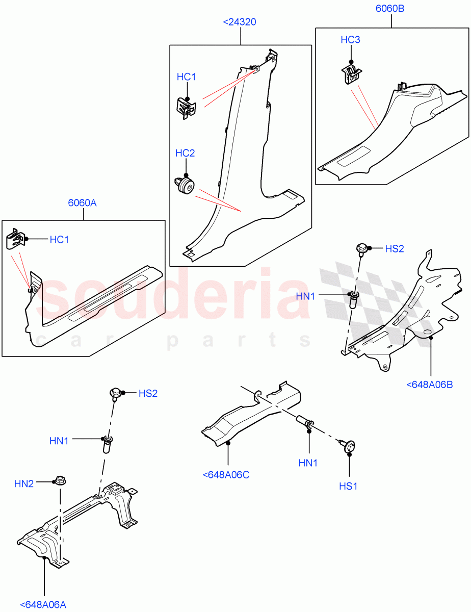 Side Trim(Sill)(Halewood (UK)) of Land Rover Land Rover Discovery Sport (2015+) [2.0 Turbo Diesel AJ21D4]