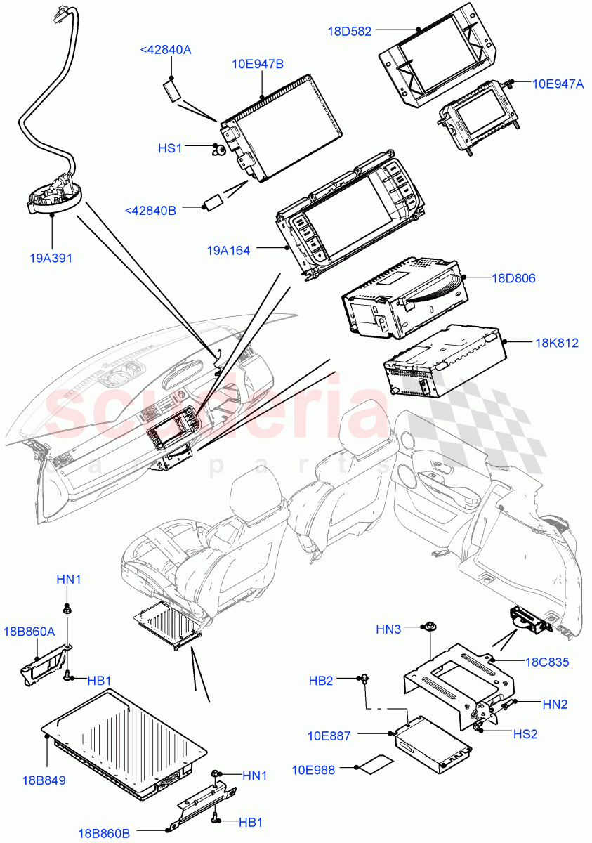 Audio Equipment - Original Fit (Itatiaia (Brazil)) ((V) FROMGT000001) of Land Rover Land Rover Range Rover Evoque (2012-2018) [2.0 Turbo Petrol AJ200P]