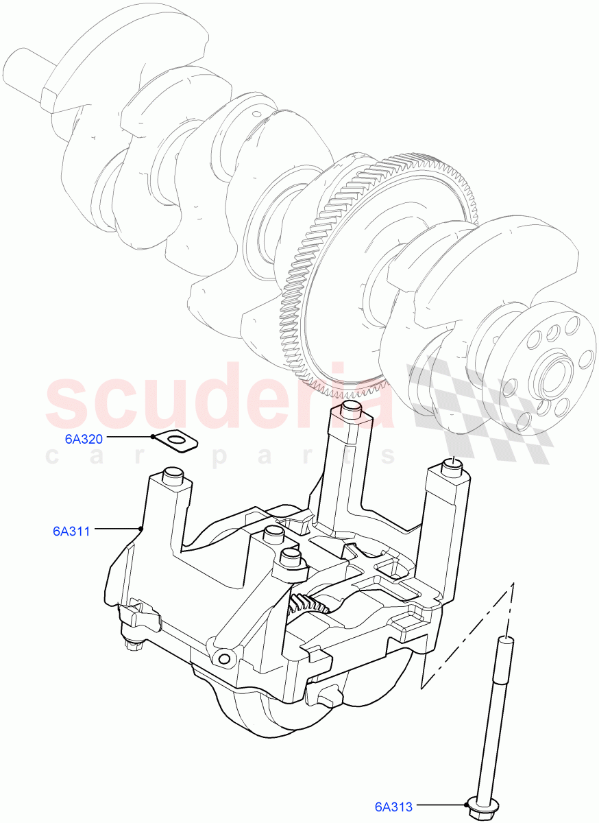 Balance Shafts And Drive (2.0L 16V TIVCT T/C 240PS Petrol) of Land Rover Land Rover Range Rover Sport (2014+) [2.0 Turbo Petrol GTDI]