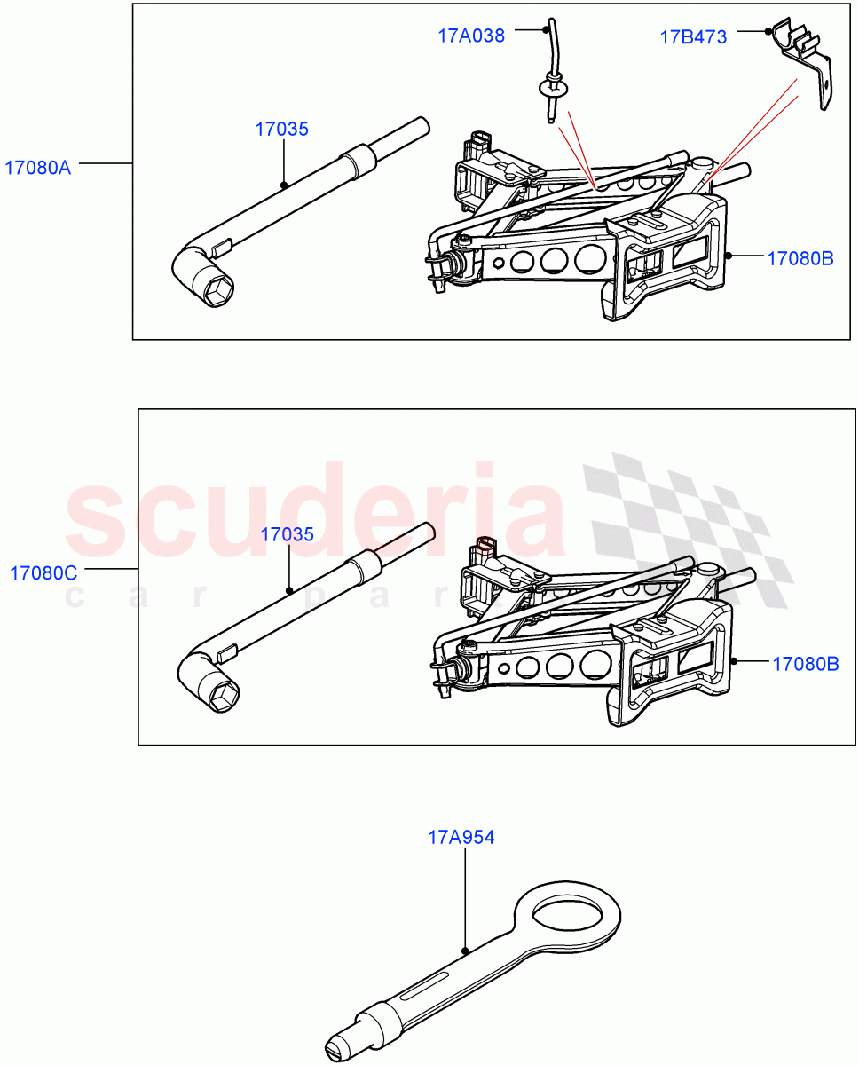 Tools(Halewood (UK)) of Land Rover Land Rover Discovery Sport (2015+) [2.0 Turbo Diesel AJ21D4]