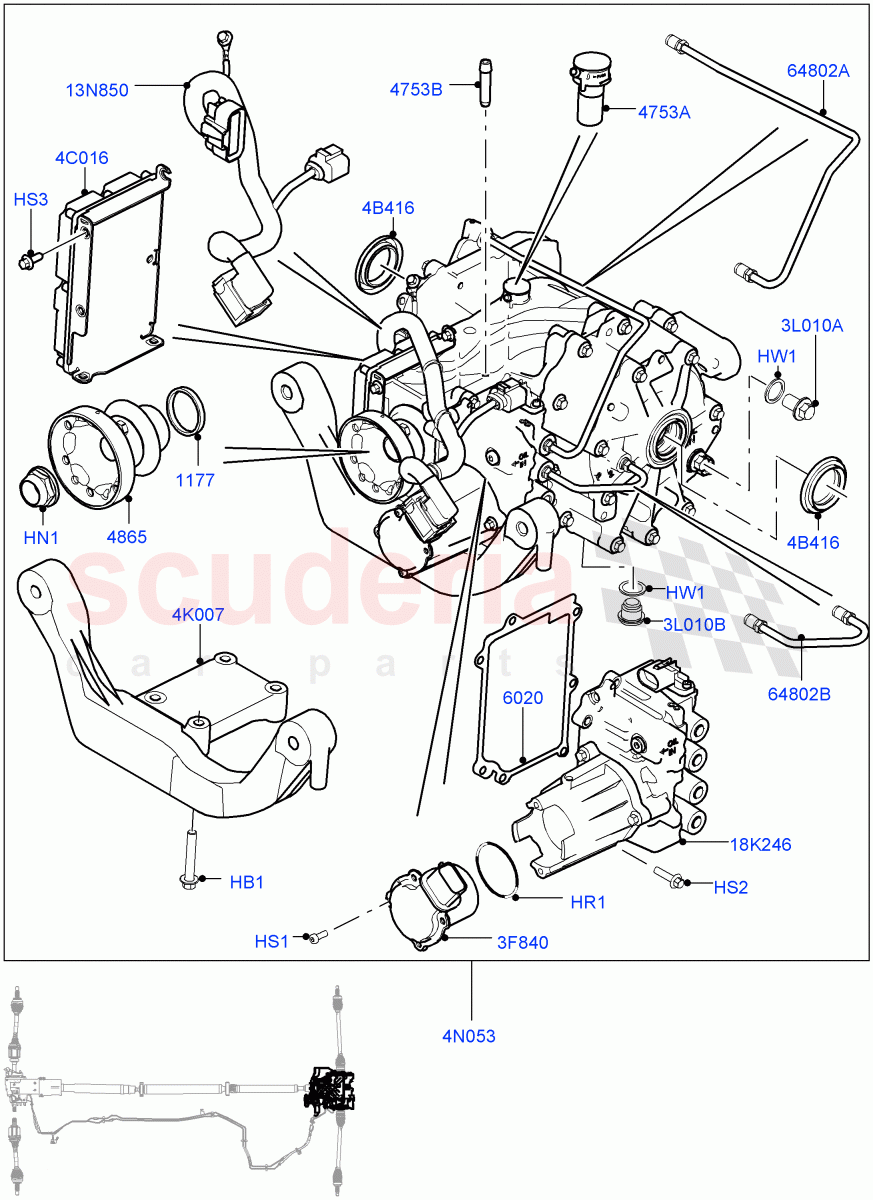 Rear Axle(Internal Components)(Changsu (China),Dynamic Driveline)((V)FROMFG000001,(V)TOKG446856) of Land Rover Land Rover Discovery Sport (2015+) [2.0 Turbo Petrol AJ200P]