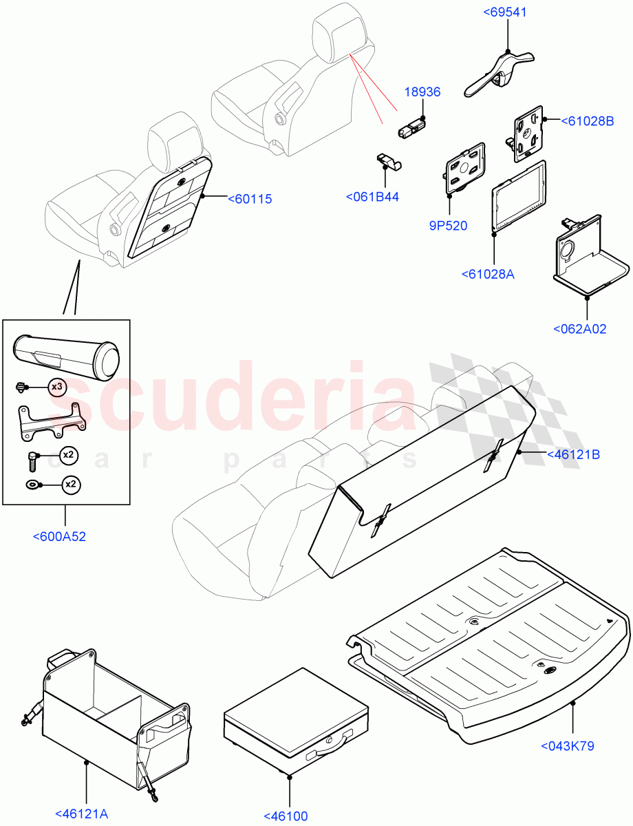 Storage(Accessory)(Halewood (UK),Itatiaia (Brazil)) of Land Rover Land Rover Discovery Sport (2015+) [2.2 Single Turbo Diesel]