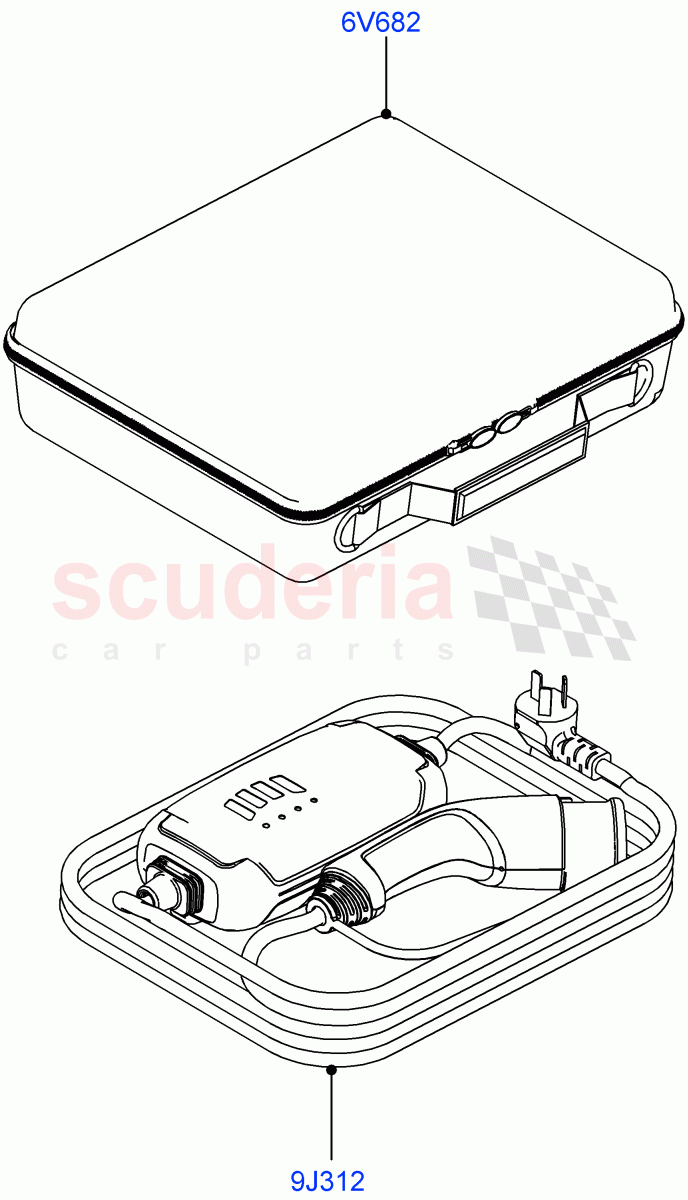 Tools(Charging Equipment)(Changsu (China),Electric Engine Battery-PHEV) of Land Rover Land Rover Discovery Sport (2015+) [1.5 I3 Turbo Petrol AJ20P3]