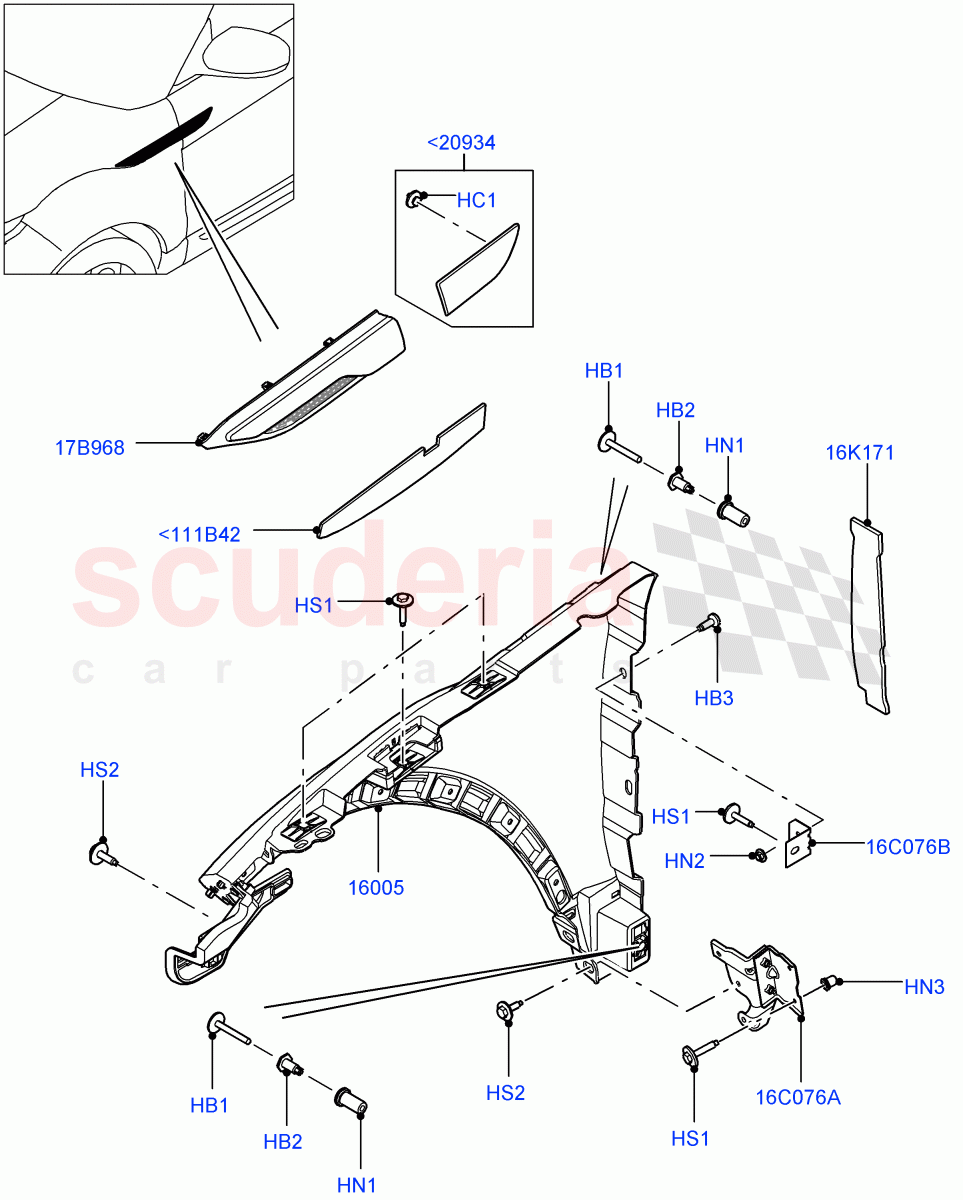 Dash Panel And Front Fenders(Itatiaia (Brazil))((V)FROMGT000001) of Land Rover Land Rover Range Rover Evoque (2012-2018) [2.0 Turbo Diesel]