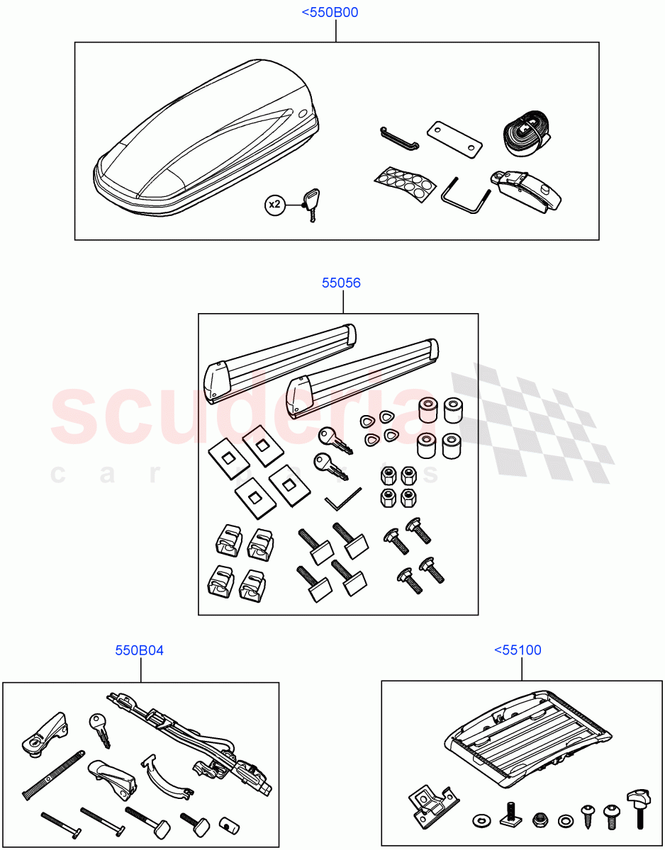 Carriers & Boxes of Land Rover Land Rover Range Rover (2022+) [3.0 I6 Turbo Petrol AJ20P6]