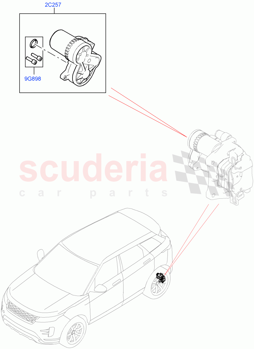 Parking Brake(Changsu (China)) of Land Rover Land Rover Range Rover Evoque (2019+) [2.0 Turbo Diesel]