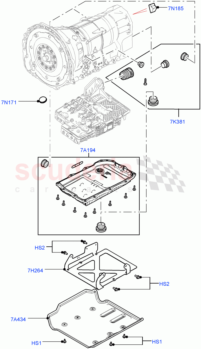 Transmission External Components of Land Rover Land Rover Range Rover Sport (2014+) [2.0 Turbo Diesel]