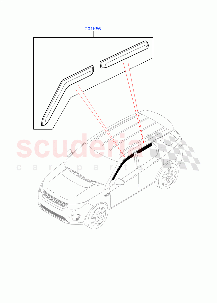 Exterior Body Styling Items(Side)(Itatiaia (Brazil),Halewood (UK)) of Land Rover Land Rover Discovery Sport (2015+) [2.0 Turbo Petrol GTDI]