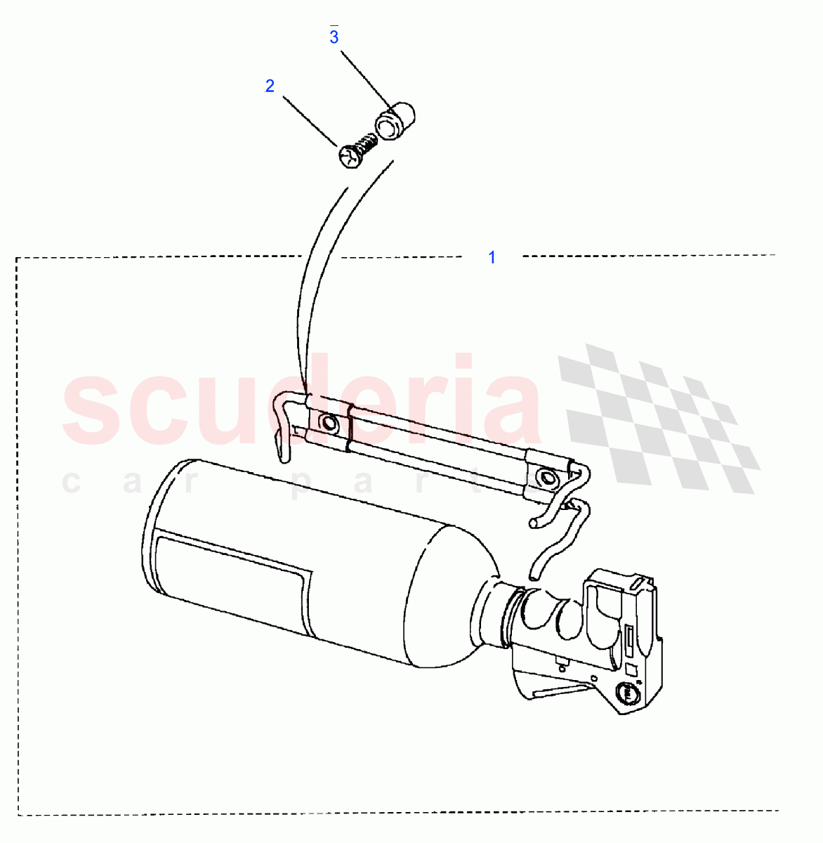 Safety & Security-Fire Extinguisher-Gulf States((V)FROM7A000001) of Land Rover Land Rover Defender (2007-2016)