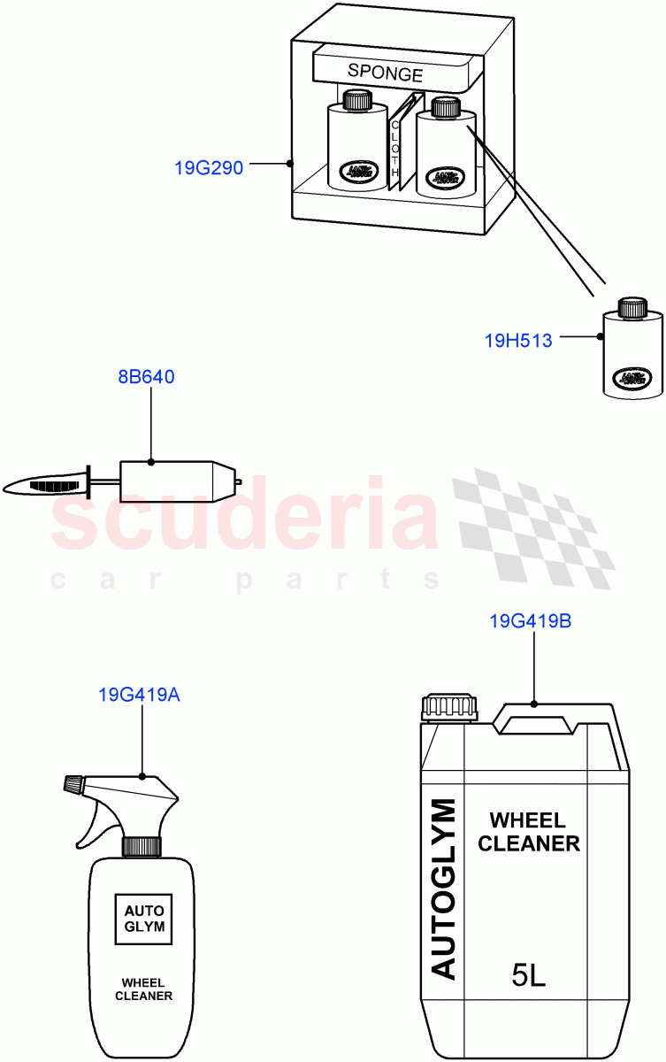 Appearance And Maintenance Aids(Accessory)((V)FROMAA000001) of Land Rover Land Rover Range Rover Sport (2010-2013) [3.0 Diesel 24V DOHC TC]