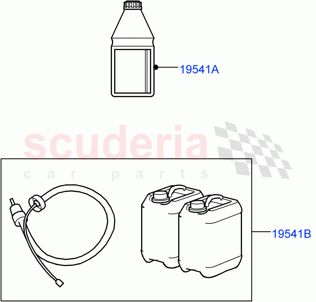 Other Fluids(Itatiaia (Brazil),With Diesel Exh Fluid Emission Tank) of Land Rover Land Rover Range Rover Evoque (2019+) [1.5 I3 Turbo Petrol AJ20P3]