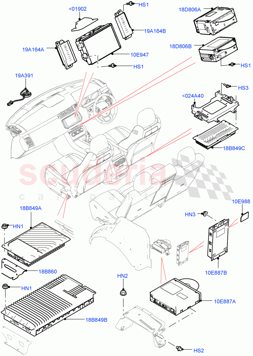 Audio Equipment - Original Fit((V)TOHA999999) of Land Rover Land Rover Range Rover Sport (2014+) [2.0 Turbo Petrol AJ200P]