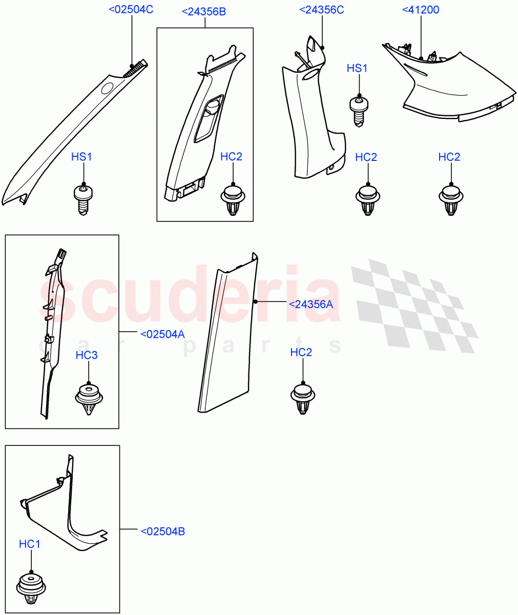 Side Trim(Front And Rear)((V)TO9A999999) of Land Rover Land Rover Range Rover Sport (2005-2009) [4.2 Petrol V8 Supercharged]