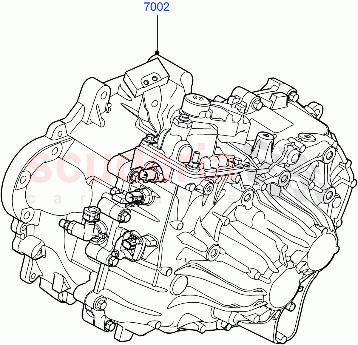 Manual Transaxle And Case(2.2L CR DI 16V Diesel,6 Speed Manual Trans M66 - AWD,Halewood (UK))((V)TOFH999999) of Land Rover Land Rover Discovery Sport (2015+) [2.0 Turbo Diesel]