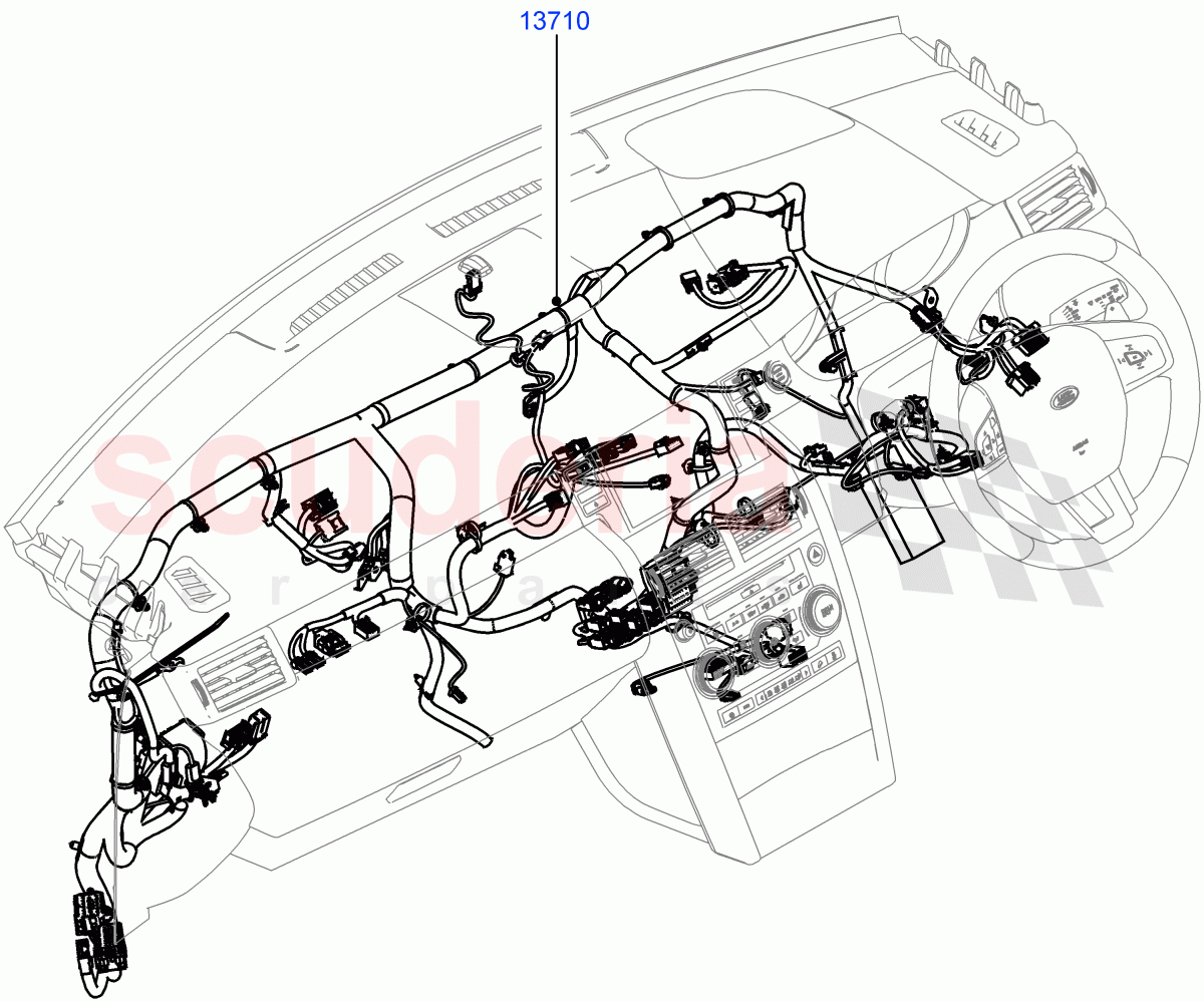 Electrical Wiring - Engine And Dash(Facia)(Itatiaia (Brazil))((V)FROMGT000001) of Land Rover Land Rover Discovery Sport (2015+) [2.0 Turbo Diesel AJ21D4]