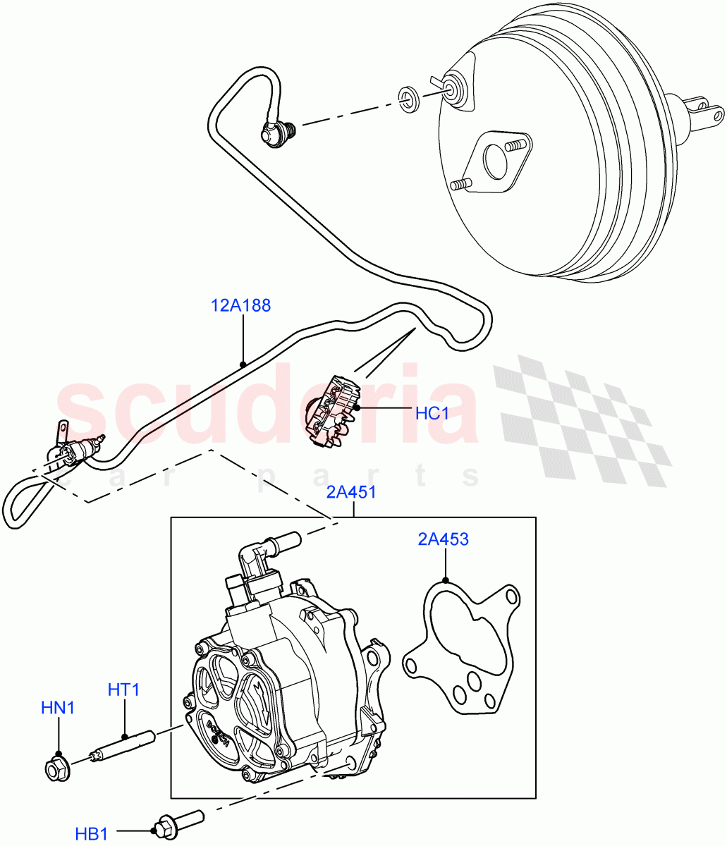 Vacuum Control And Air Injection(3.6L V8 32V DOHC EFi Diesel Lion)((V)FROMAA000001) of Land Rover Land Rover Range Rover (2010-2012) [3.6 V8 32V DOHC EFI Diesel]