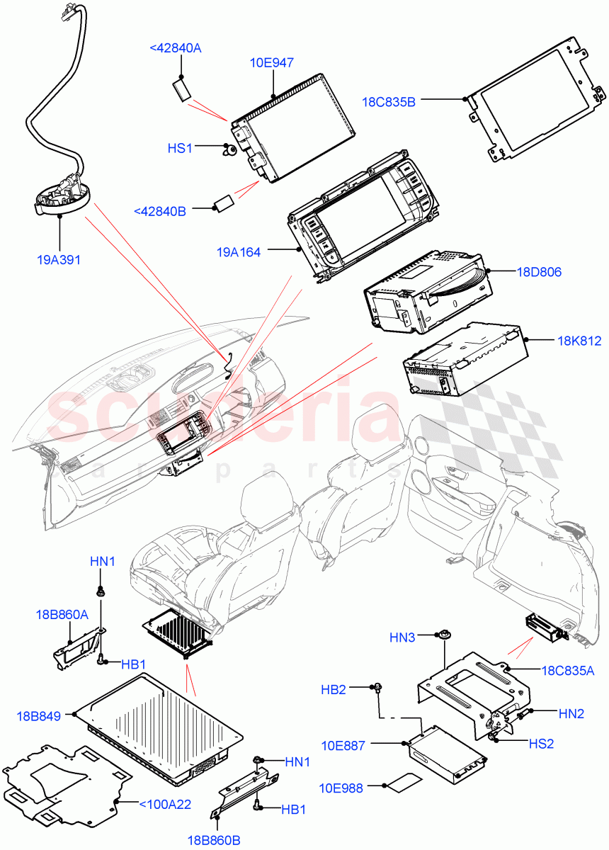 Audio Equipment - Original Fit (Changsu (China)) ((V) FROMEG000001) of Land Rover Land Rover Range Rover Evoque (2012-2018) [2.2 Single Turbo Diesel]