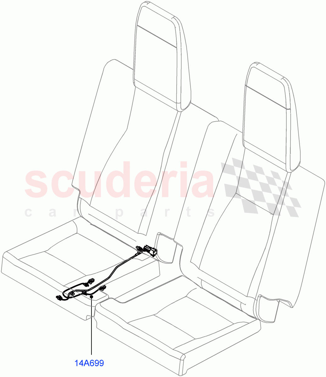 Wiring - Seats(Halewood (UK),With 7 Seat Configuration) of Land Rover Land Rover Discovery Sport (2015+) [2.0 Turbo Diesel]