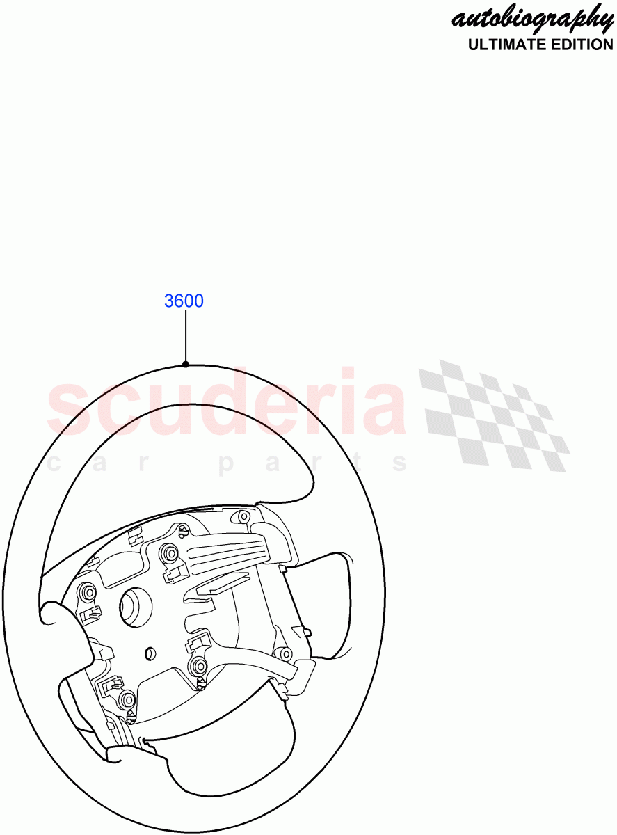 Steering Wheel(Autobiography Ultimate Edition)((V)FROMBA344356) of Land Rover Land Rover Range Rover (2010-2012) [4.4 DOHC Diesel V8 DITC]